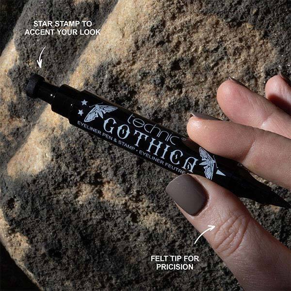 Technic double ended eyeliner with star stamp, imported from the UK