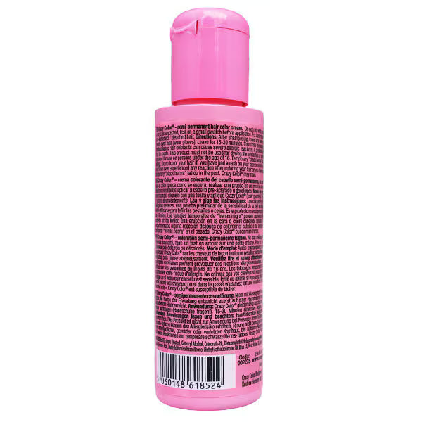 Crazy Color semi permanent hair dye Hot Purple - British product