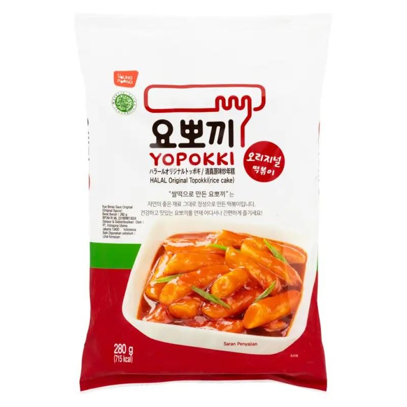 Young Poong Yopokki halal original topokki, imported from the UK
