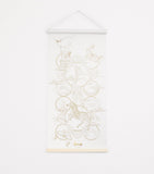 Harrods giant hanging colouring poster with pencils, UK version