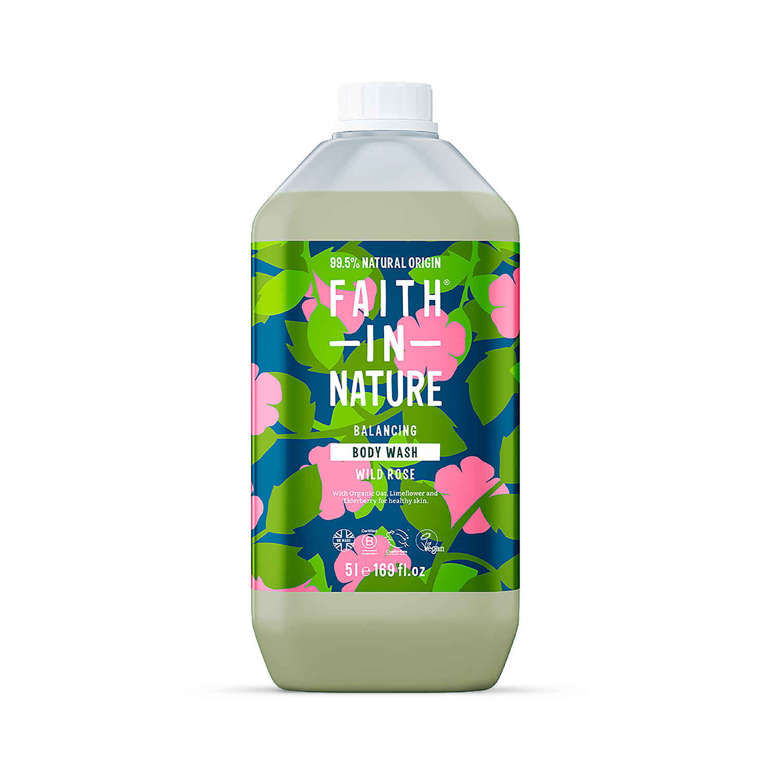 Faith In Nature Body Wash Wild Rose 400ml
