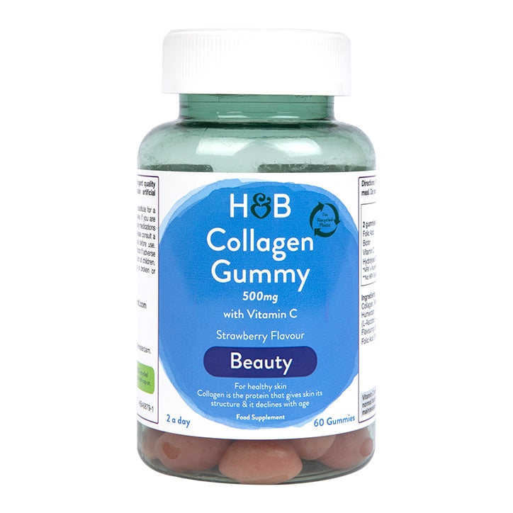 Holland & Barrett Bovine Collagen Strawberry 60 Gummies GOODS Holland&Barrett