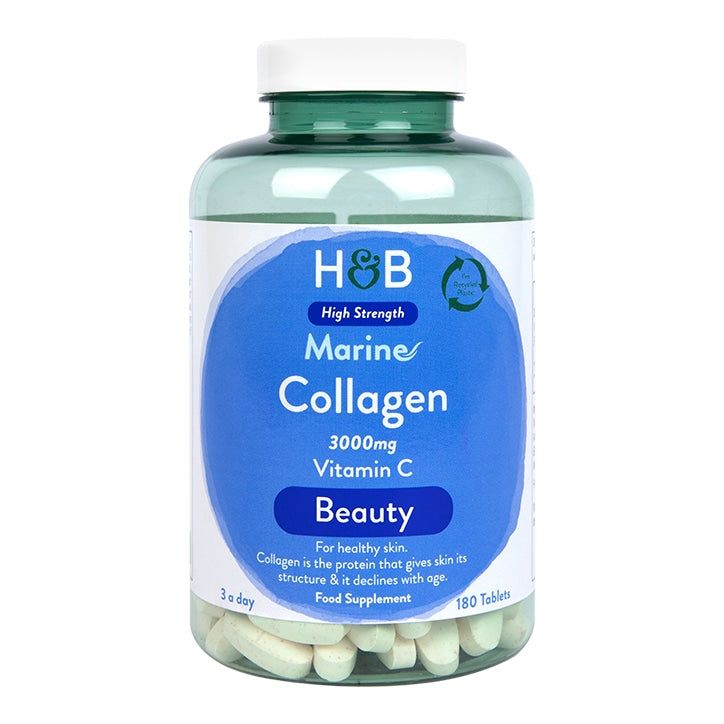 Holland & Barrett Marine Collagen with Vitamin C 180 Tablets GOODS Holland&Barrett