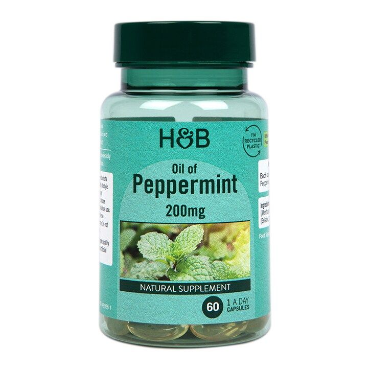 Holland & Barrett Oil of Peppermint 60 Capsules GOODS Holland&Barrett