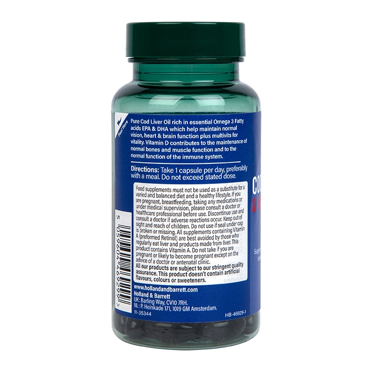 Holland & Barrett Cod Liver Oil & Multivitaminen GOODS Holland&Barrett   