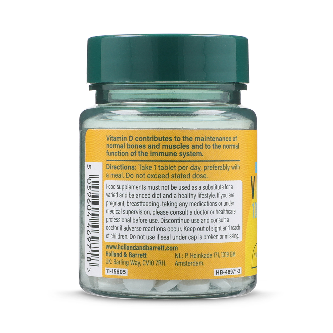 Holland Barrett Vitamin D 1000 IU 25ug 90 Tablets