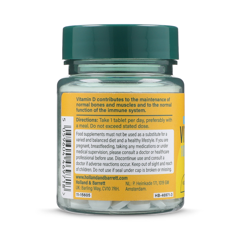 Holland Barrett Vitamin D 1000 IU 25ug 90 Tablets