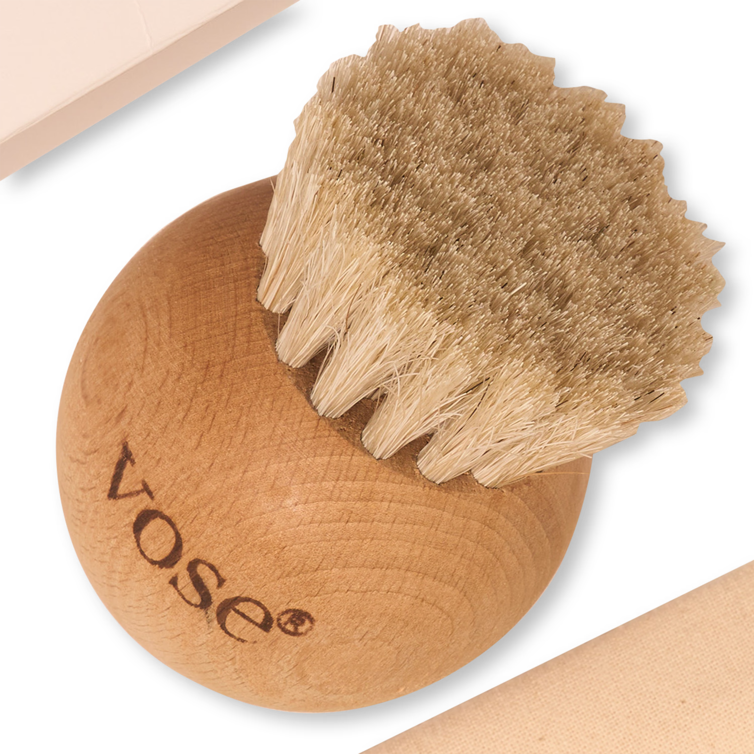 100% horse hair dry face brush natural bristles, UK version
