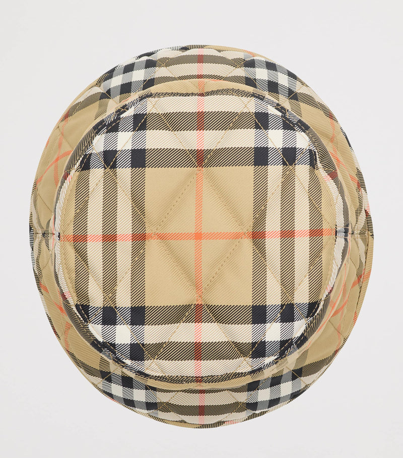 Burberry quilted bucket hat, imported from the UK