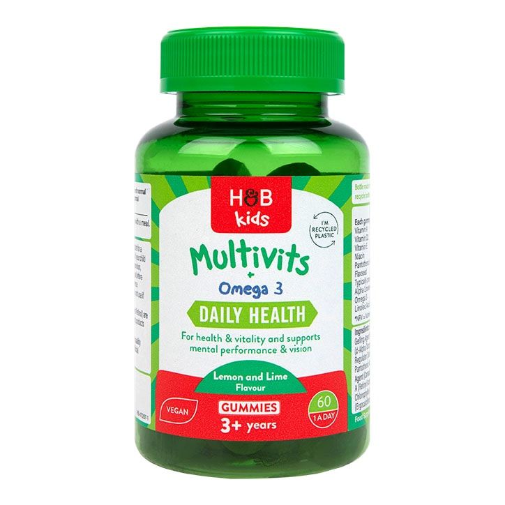 Holland & Barrett Daily Kids Multivitamins & Omega 60 Gummies GOODS Holland&Barrett