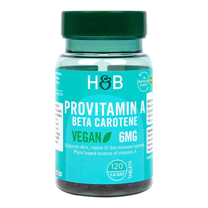 Holland & Barrett ProVitamin A 6mg 120 Tablets