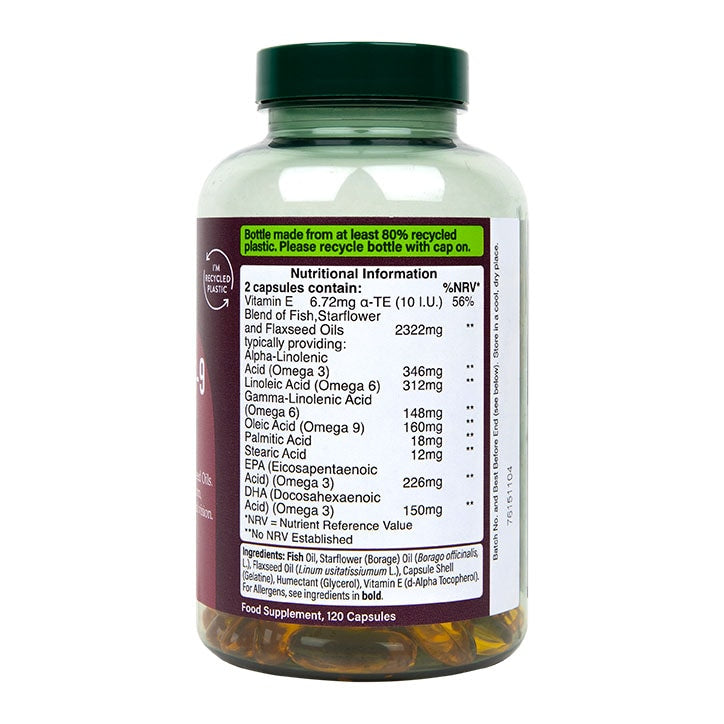 Holland & Barrett Triple Omega 3-6-9 120 Capsules GOODS Holland&Barrett