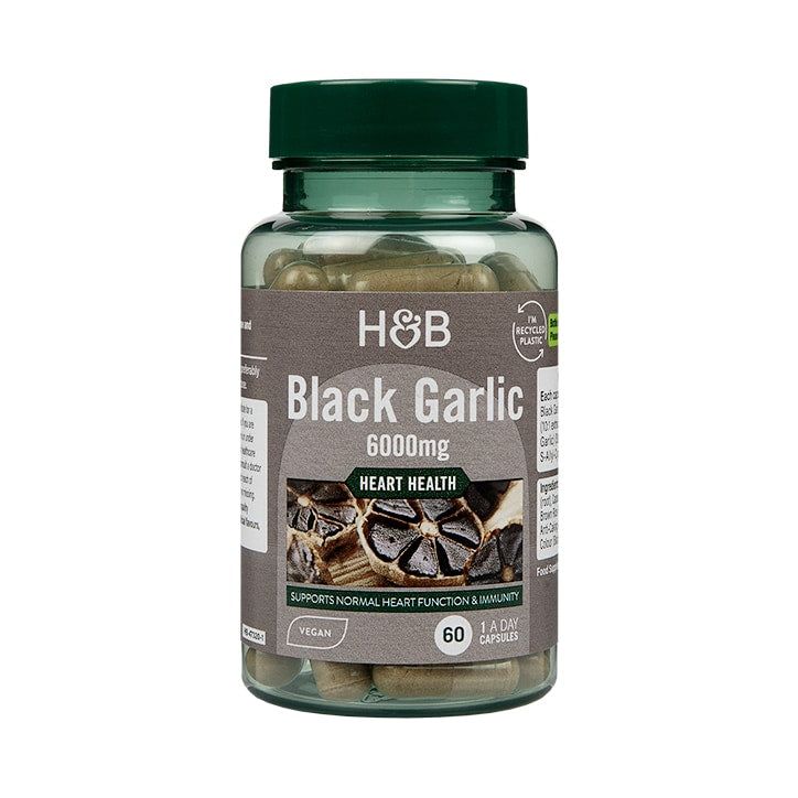 Holland & Barrett Black Garlic 6000mg 60 Capsules GOODS Holland&Barrett