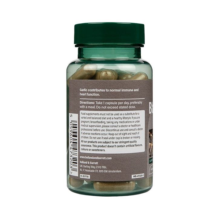 Holland & Barrett Black Garlic 6000mg 60 Capsules GOODS Holland&Barrett