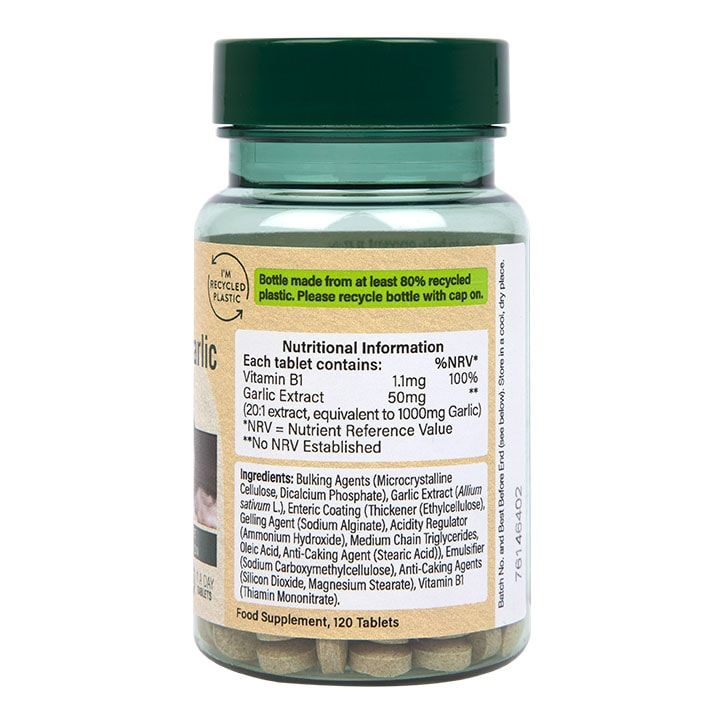 Holland & Barrett Enteric Coated Odourless Garlic 1000mg 120 Tablets GOODS Holland&Barrett