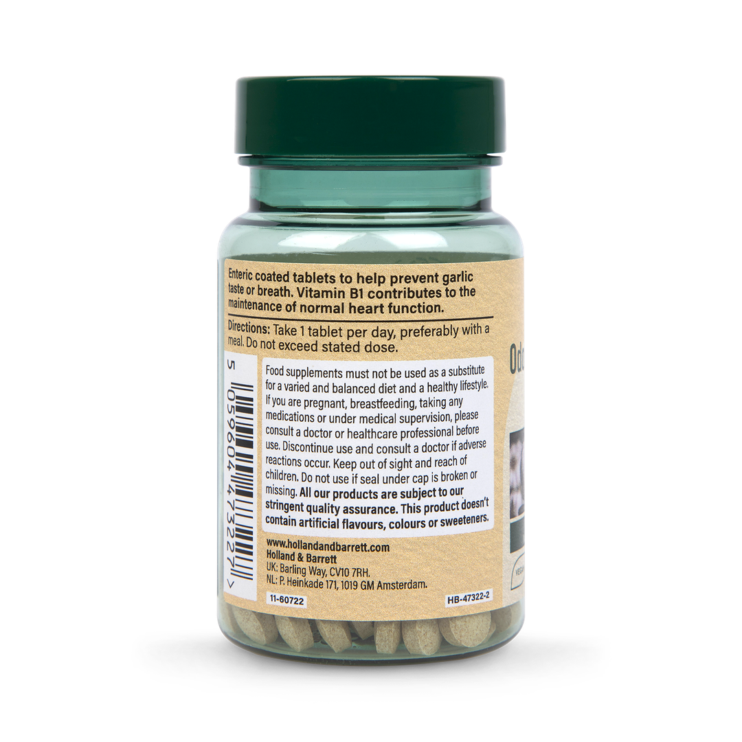 Holland Barrett Enteric Coated Odourless Garlic 1000mg 120 Tablets