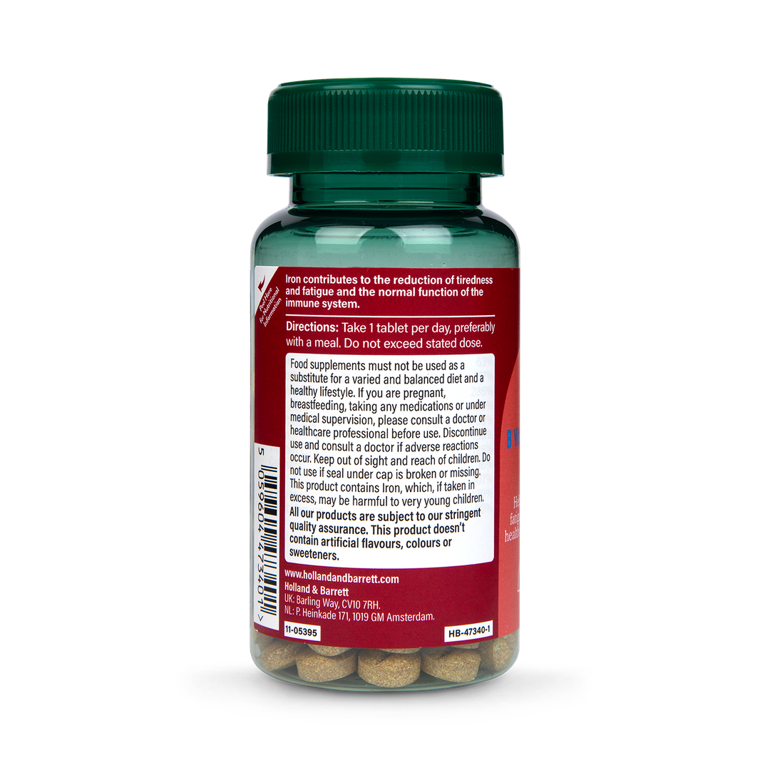 Holland Barrett Iron B Vits Vit C Minerals 15mg 90 Tablets