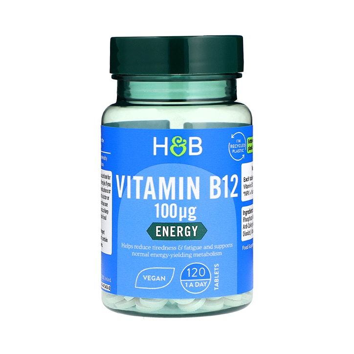 Holland & Barrett Vitamin B12 100ug 120 Tablets GOODS Holland&Barrett