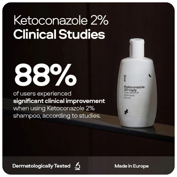 Sons ketoconazole anti-dandruff shampoo 60ml - British product