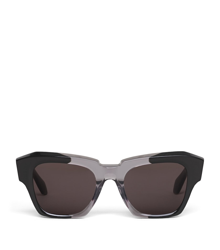 Alaïa melted square acetate sunglasses - British product
