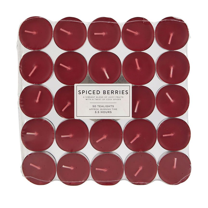 George Home Spiced Berries Scented Tealights 50pk