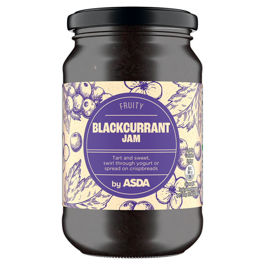 ASDA Blackcurrant Jam 454g GOODS ASDA   