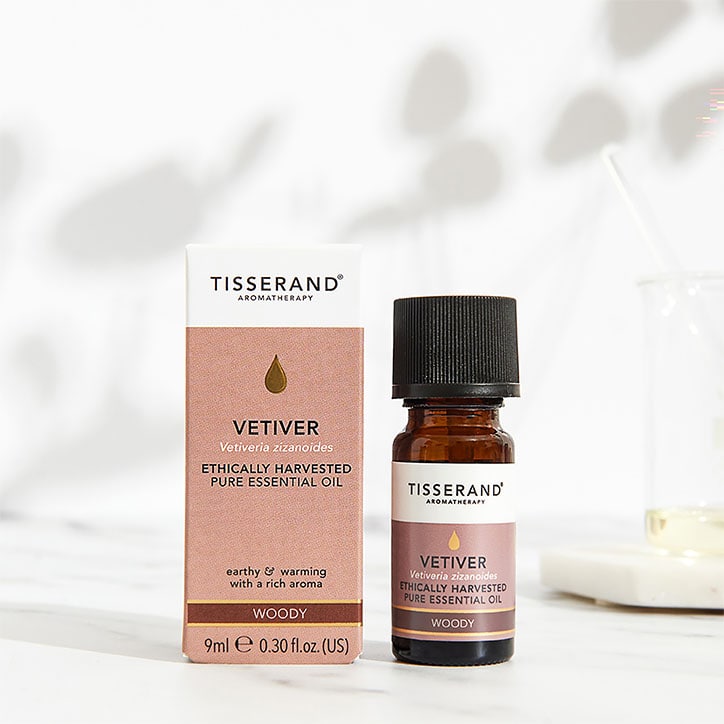 Tisserand Vetiver Pure Essential Oil 9ml GOODS Holland&Barrett