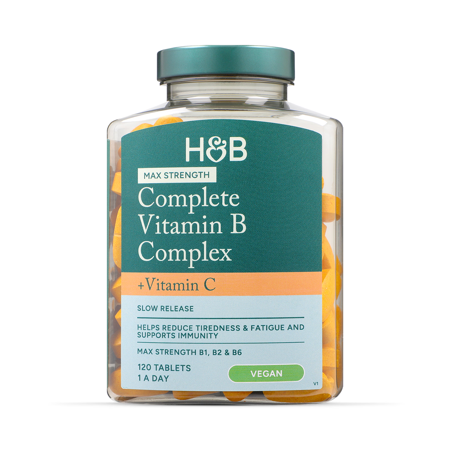 Holland & Barrett B Complex Vitamin C 120 Tablets, imported from the UK