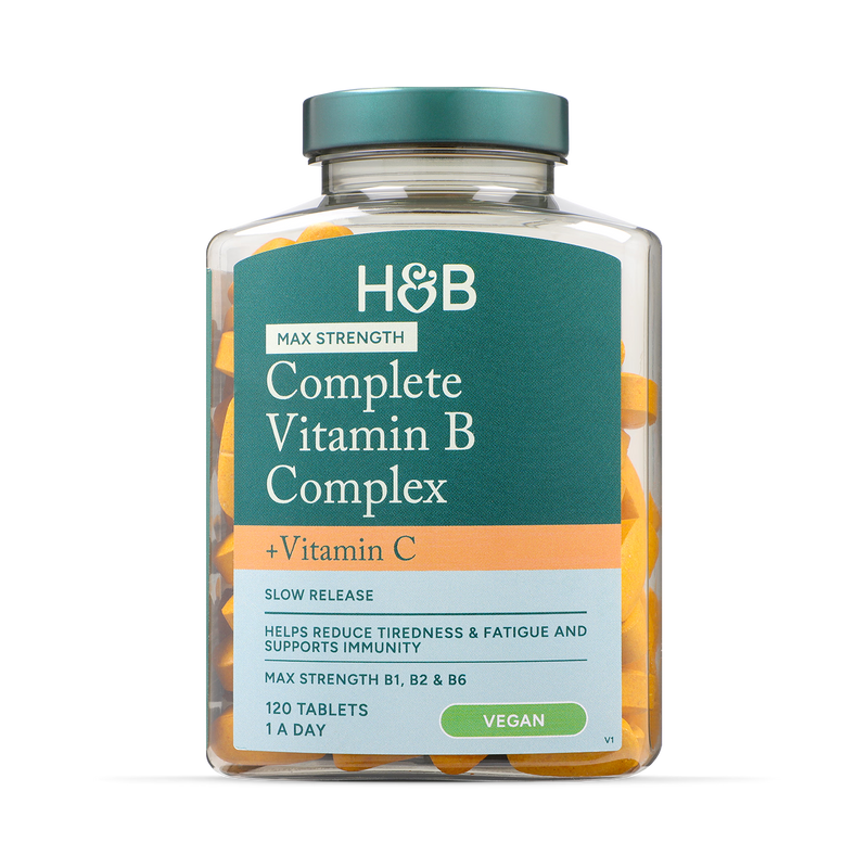 Holland & Barrett B Complex Vitamin C 120 Tablets, imported from the UK