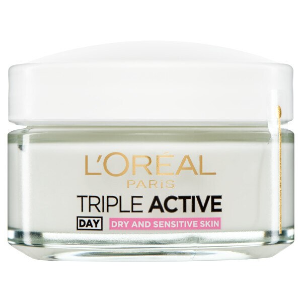 L'Oreal Paris Triple Active Dry Sensitive Moisturiser 50ml GOODS Superdrug   