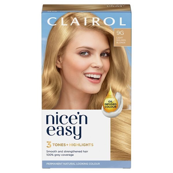 Clairol Nice'n Easy Hair Dye SB1 Ultra Light Beach Blonde GOODS Superdrug 9G Light Golden Blonde  