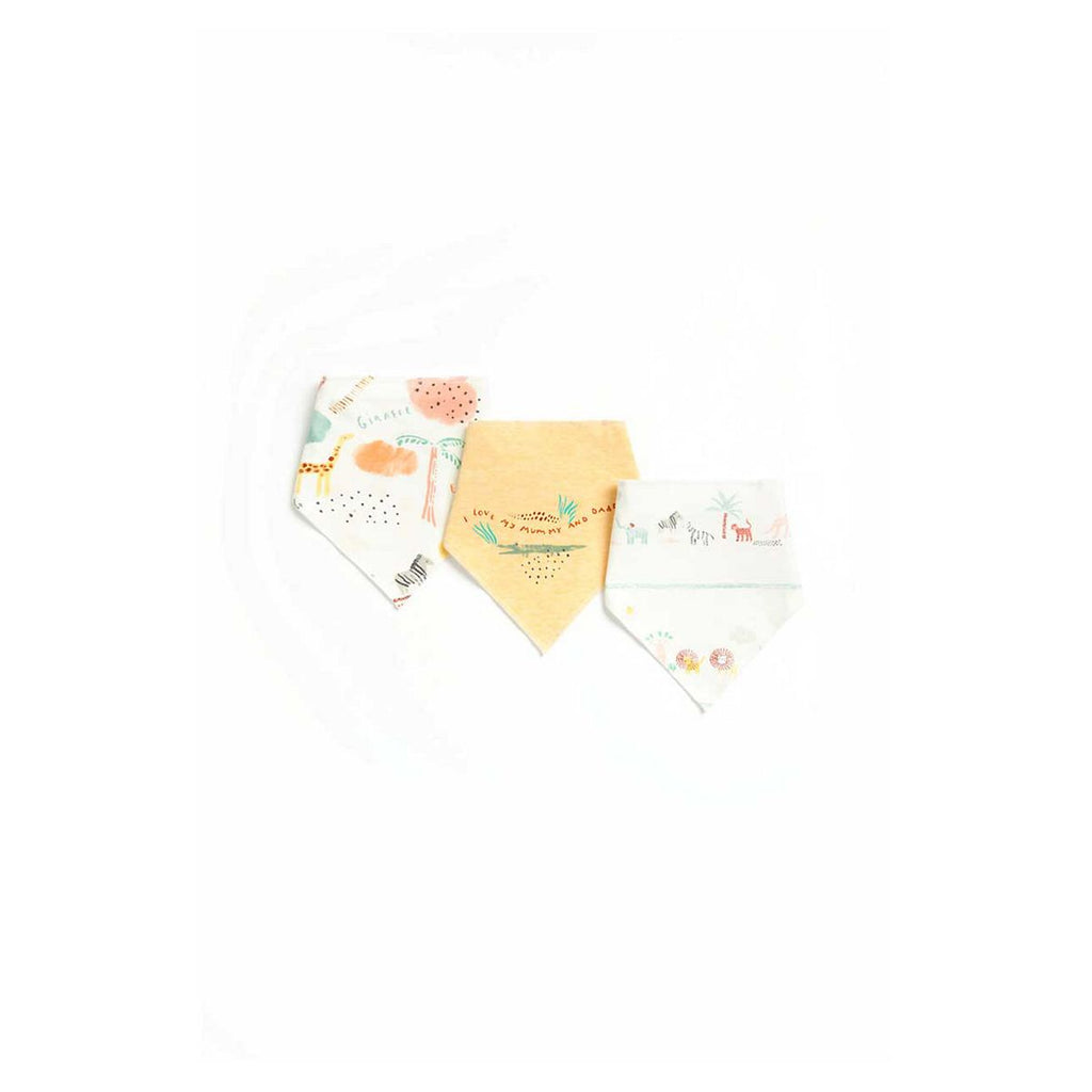 Mothercare Animal Kingdom Dribbler Bibs - 3 Pack