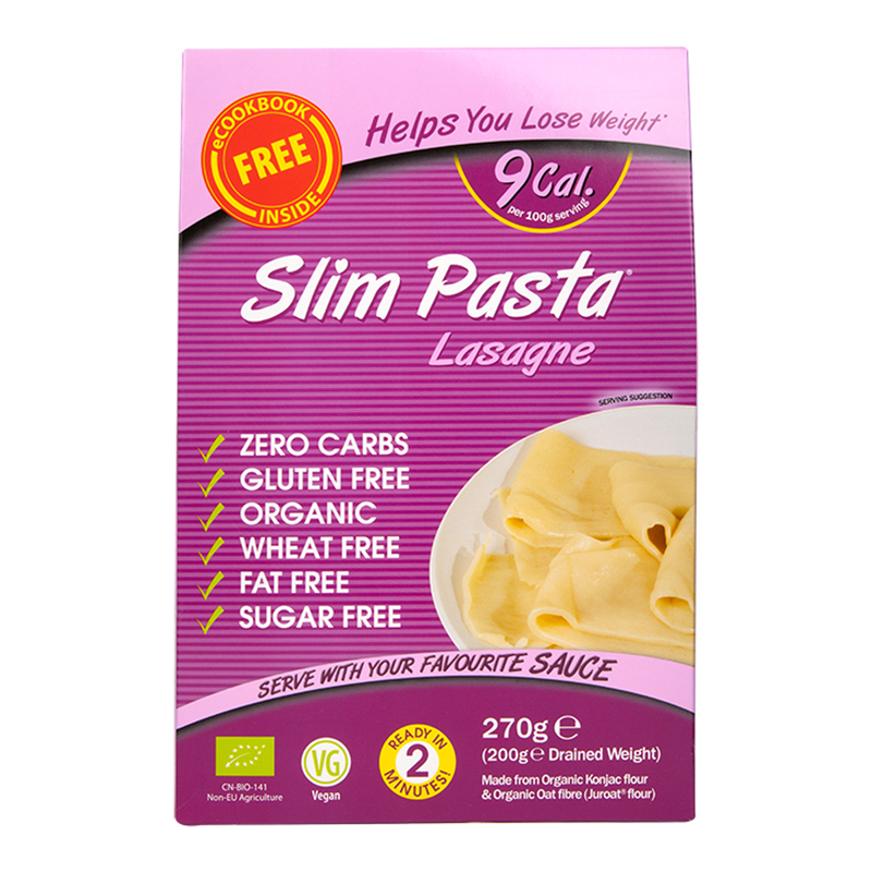 Eat Water Organic Slim Pasta Fettuccine 270g - Lasagne