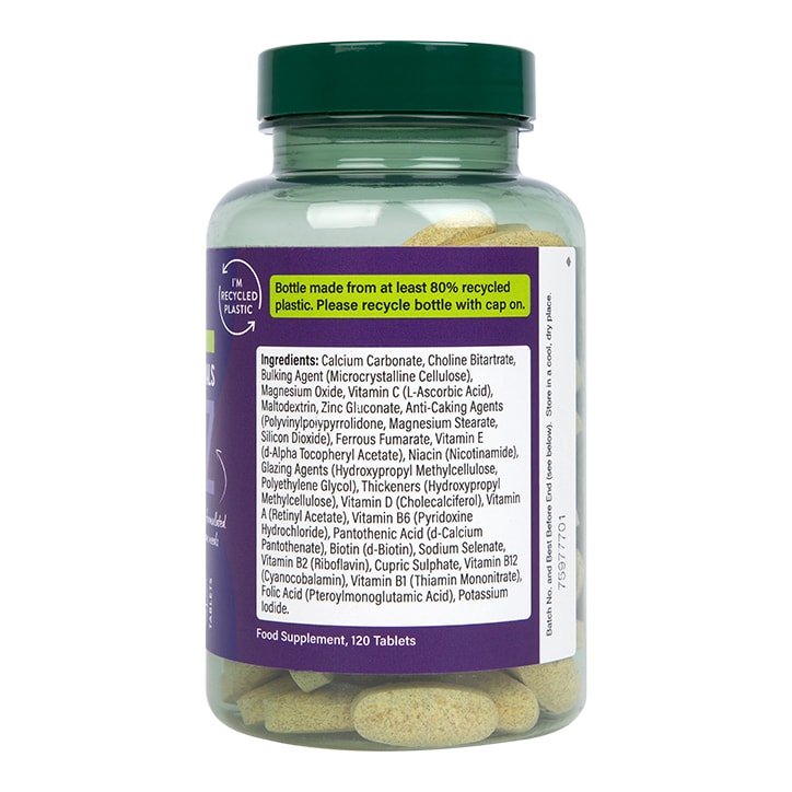 Holland & Barrett High Strength ABC to Z Vegan Multivitamins 120 Tablets GOODS Holland&Barrett