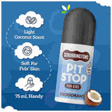 Scrubbingtons kids deodorant roll on coconut 75ml (British brand)