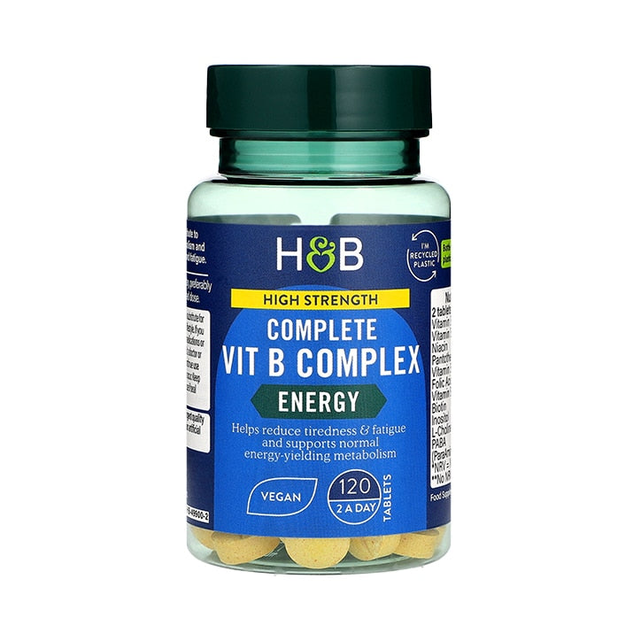 Holland & Barrett High Strength Complete Vit B Complex 120 Tablets GOODS Holland&Barrett