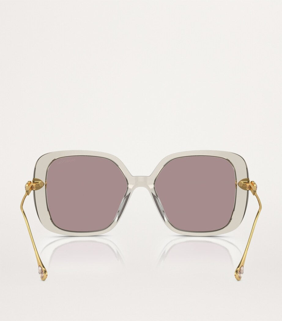 Swarovski oversized sunglasses (British brand)