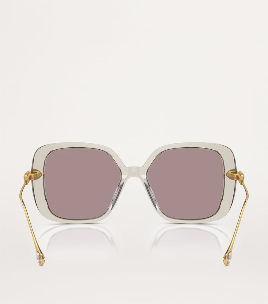 Swarovski oversized sunglasses (British brand)
