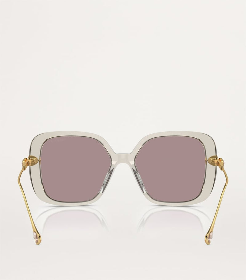 Swarovski oversized sunglasses (British brand)