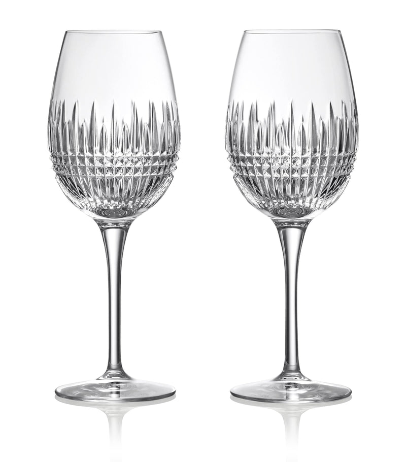 Waterford Lismore Diamond Essence goblet glasses 660ml (British brand)