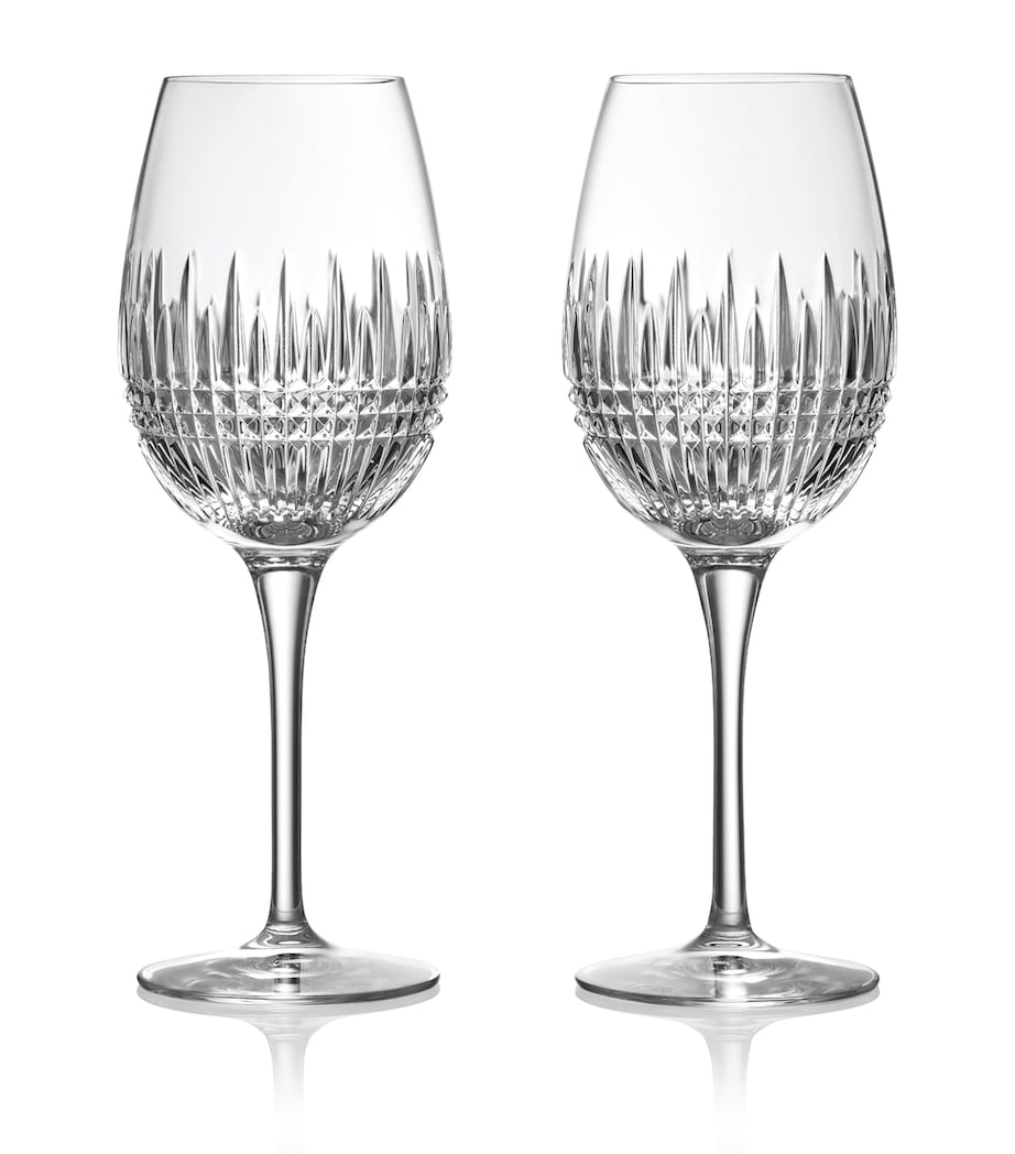Waterford Lismore Diamond Essence goblet glasses 660ml (British brand)