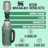 Stanley Artisan thermal bottle 1.4L (British brand)