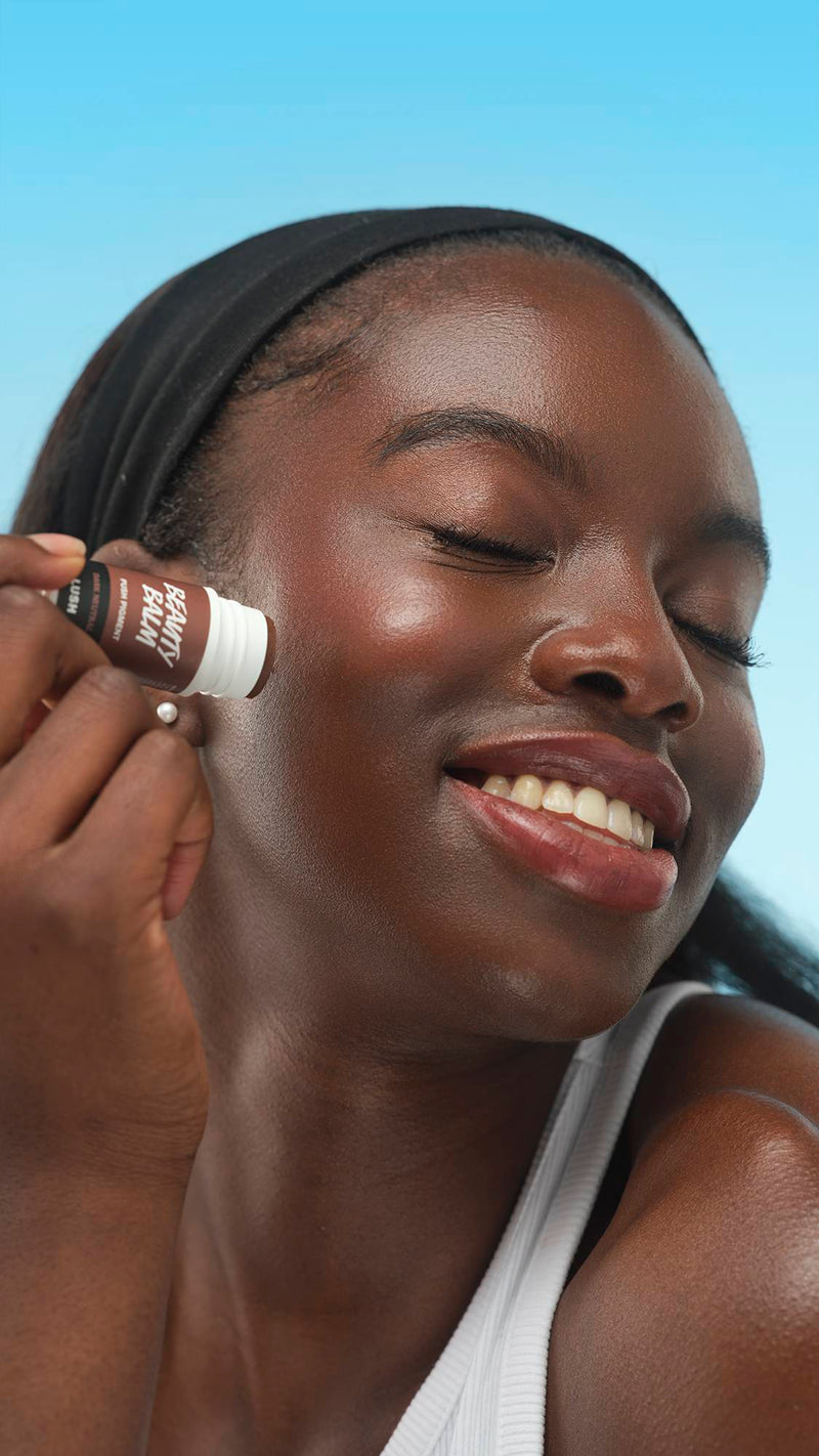 Lush Beauty Balm Push Pigment in Dark Neutral, imported from the UK