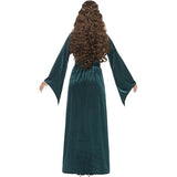 Smiffys Medieval Maid Costume green dress headband (British brand)