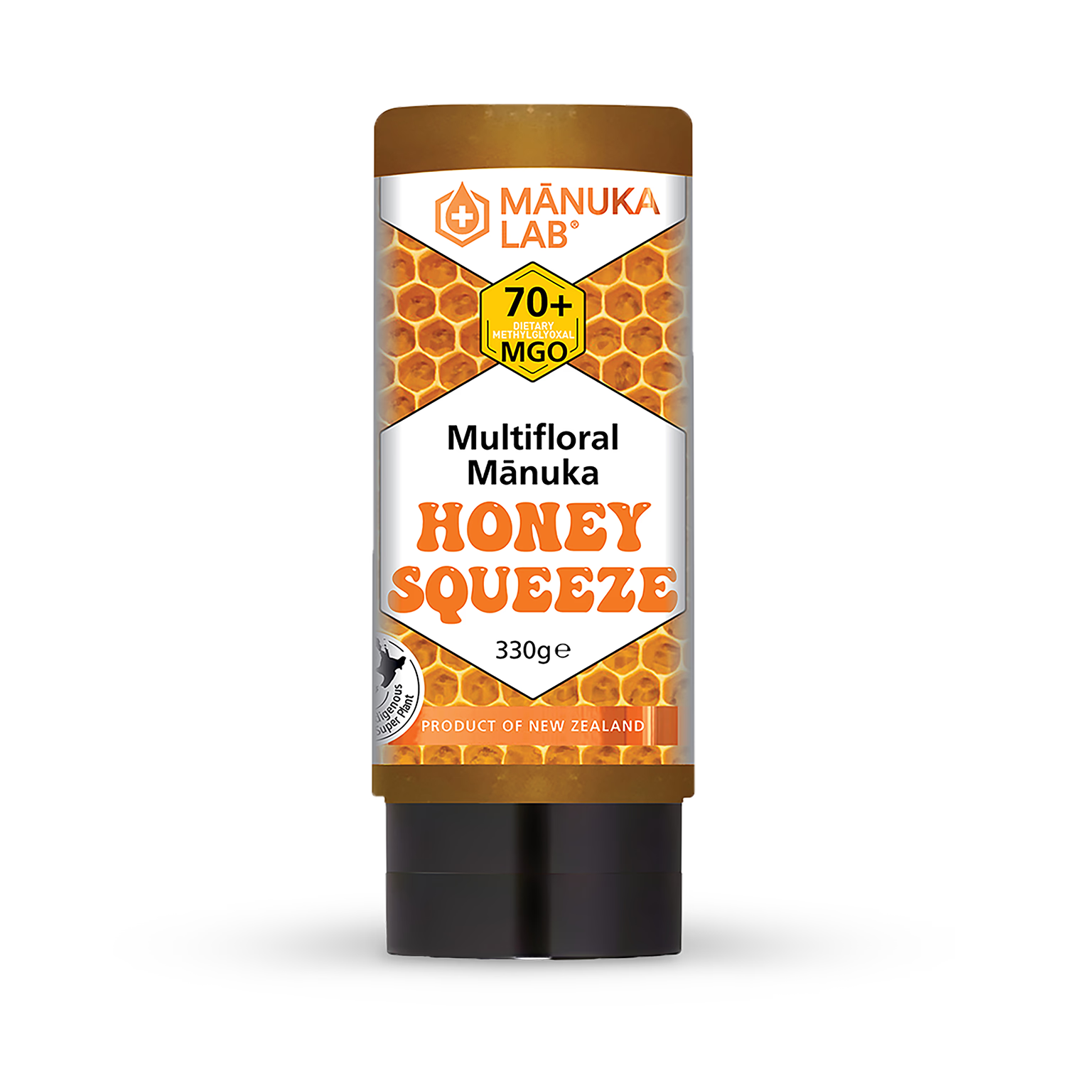 Manuka Lab multifloral manuka honey squeezy 330g, imported from the UK