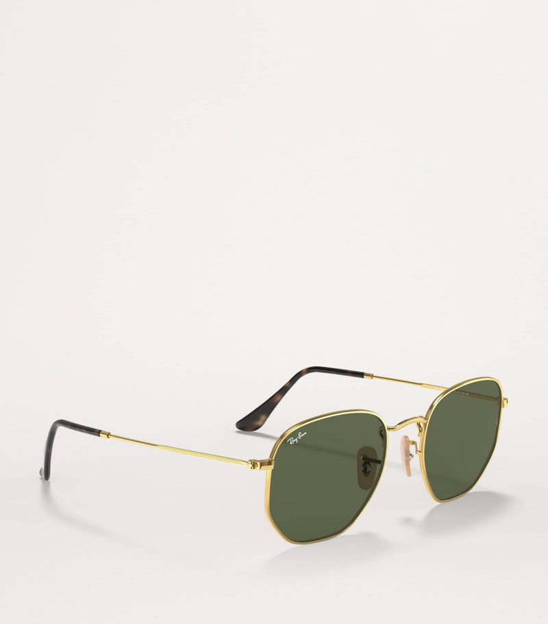 Ray-Ban RB3548N hexagonal metal sunglasses (British brand)