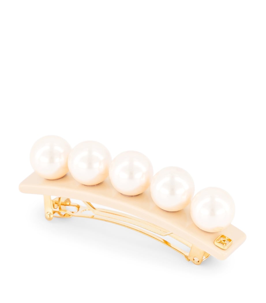 Alexandre de Paris oversize pearl hair clip, imported from the UK