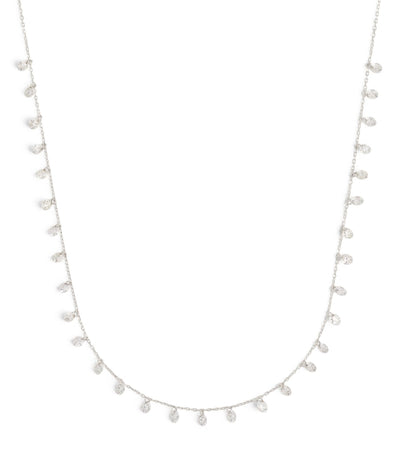 Harrods Persée White Gold and Diamond 31-Stone Danaé Chain Necklace- Buy online at McGrocer