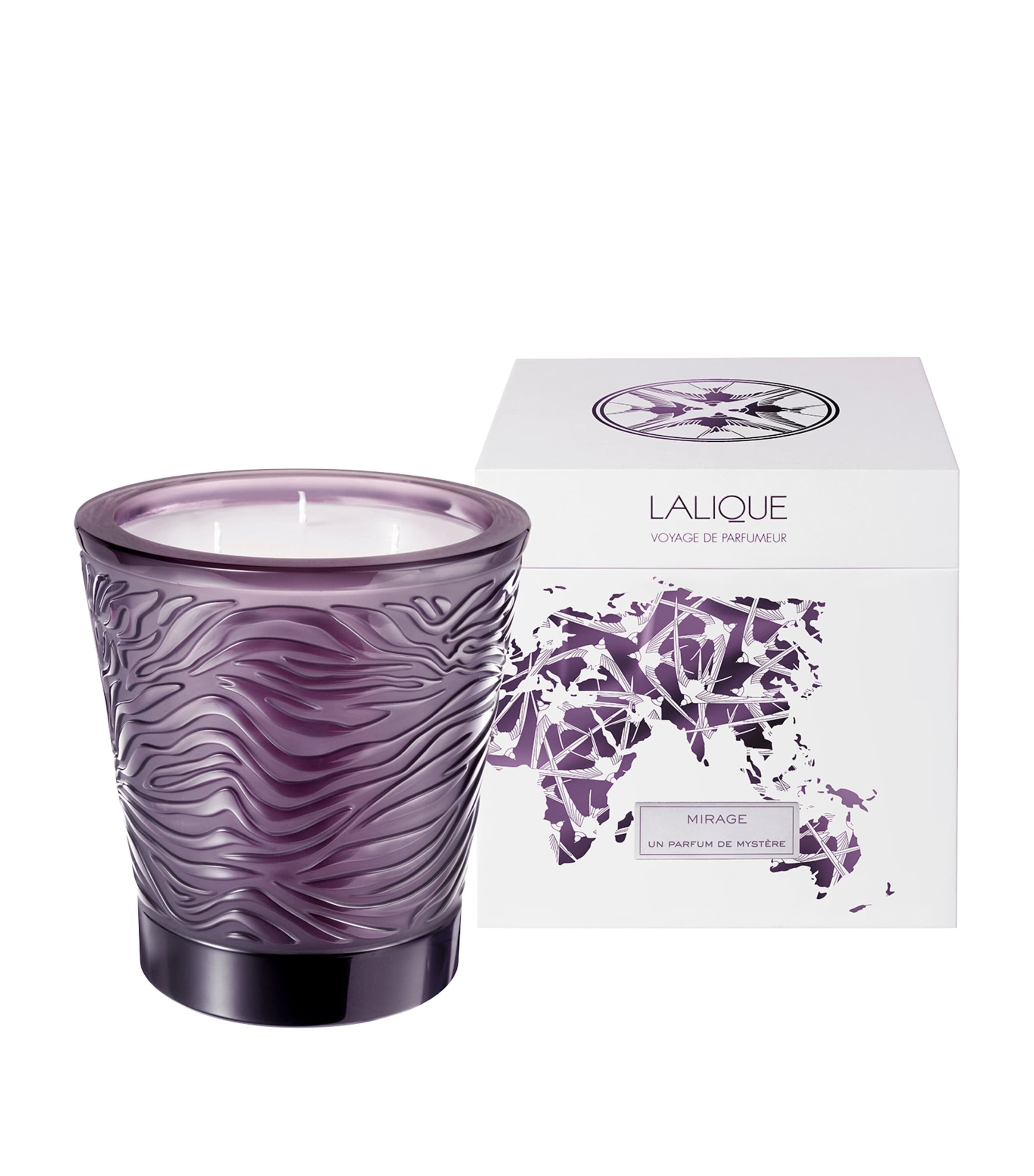 Lalique Mirage Voyage scented candle 750g, UK version