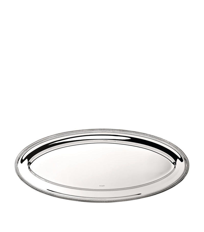 Christofle Silver-Plated Malmaison Fish Platter 70cm - British product